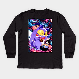 ranma shamploo cat bell Kids Long Sleeve T-Shirt